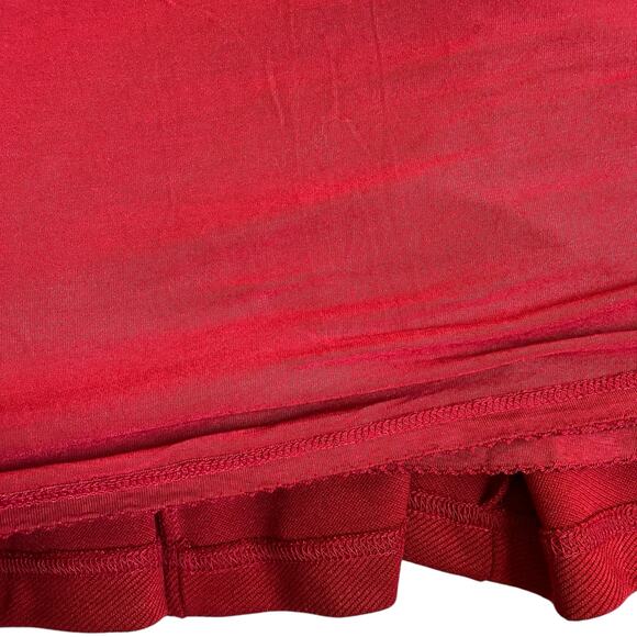 Anthropologie Maeve Sz M Lincoln Center Dark Red Fit & Flare Dress Knee Length - Picture 10 of 16